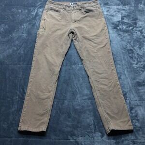 Salty Crew Modern Fit Corduroy Pants Brown 30x30 Regular Size Casual Pants